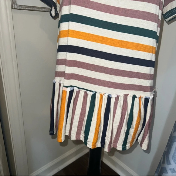 Blu Pepper Striped Peplum Blouse - Picture 3 of 5